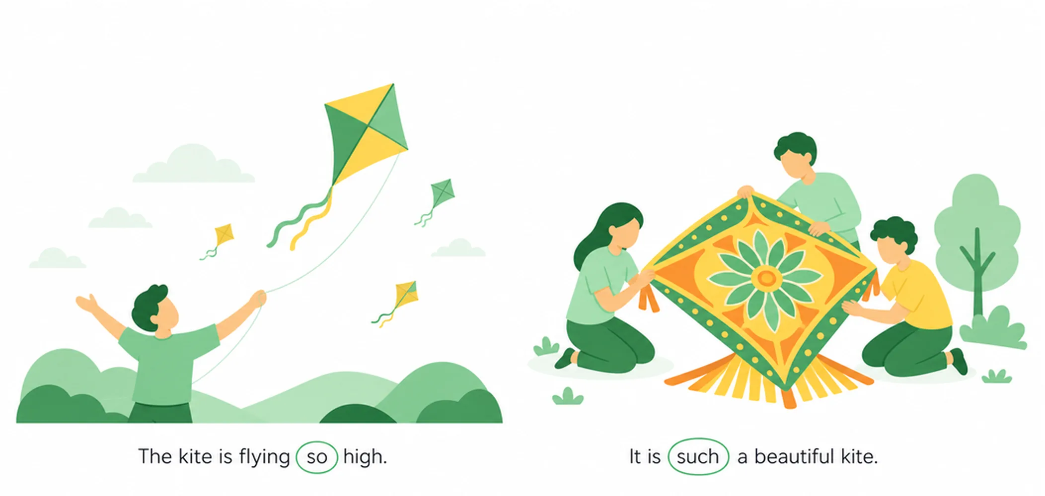 So vs such — difference and usage