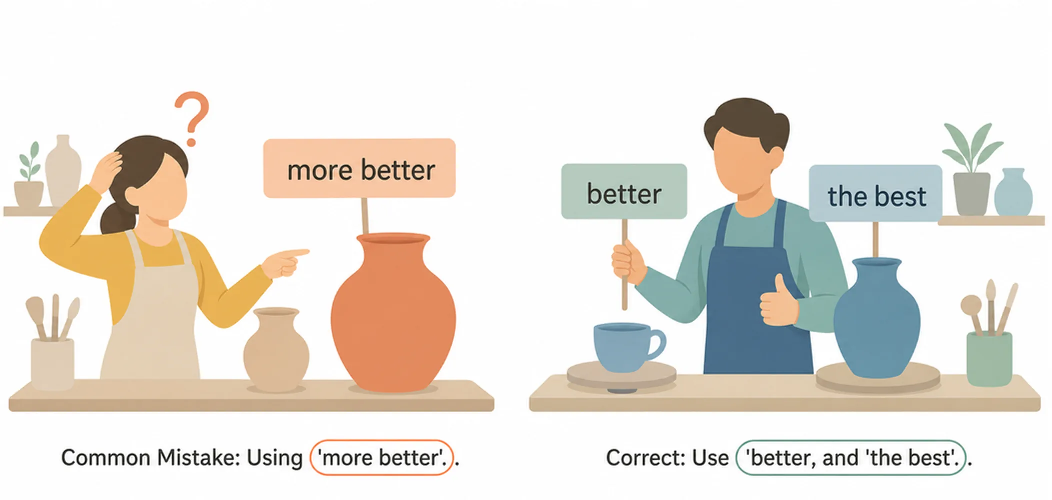 Comparatives and superlatives — common mistakes
