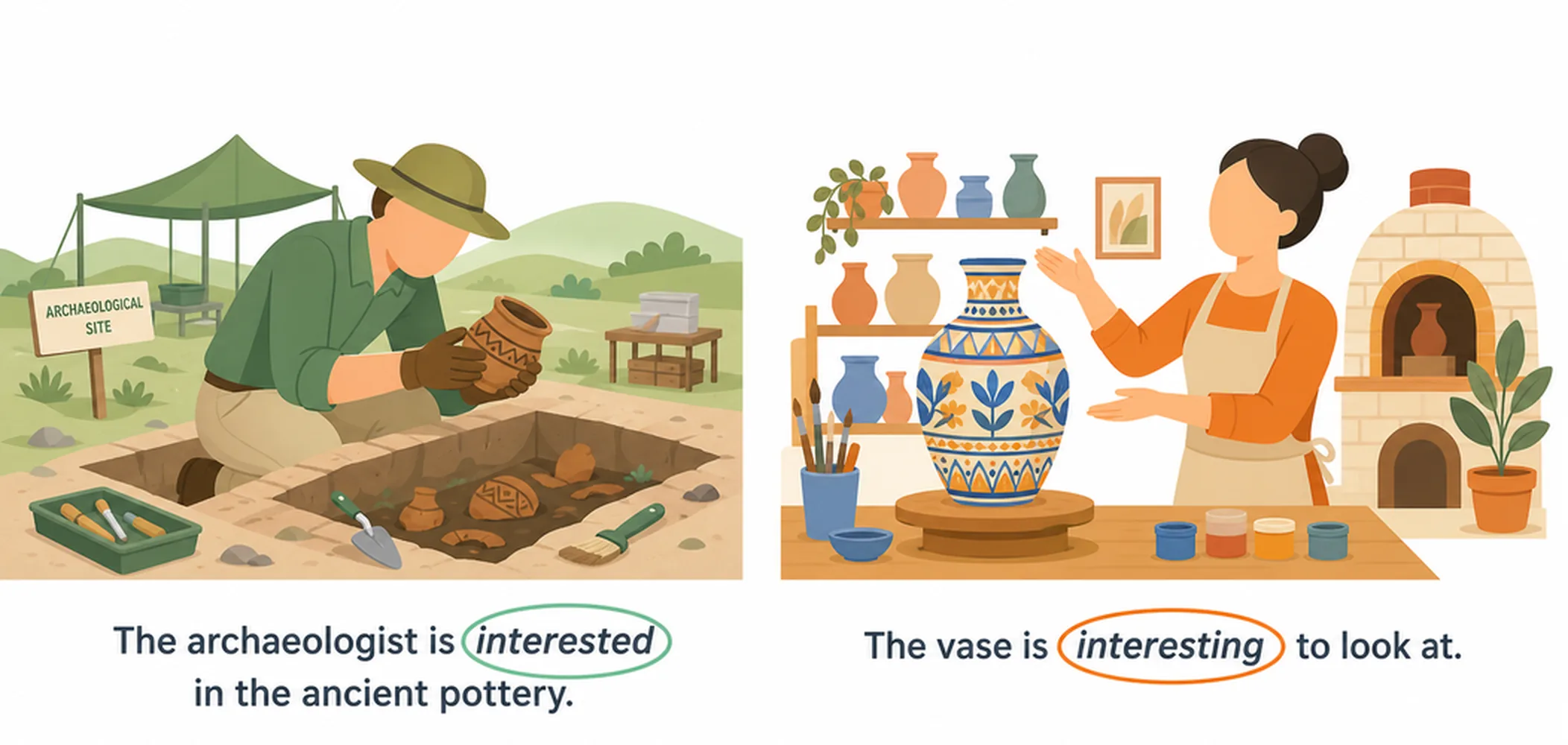 Interested vs interesting — difference and examples
