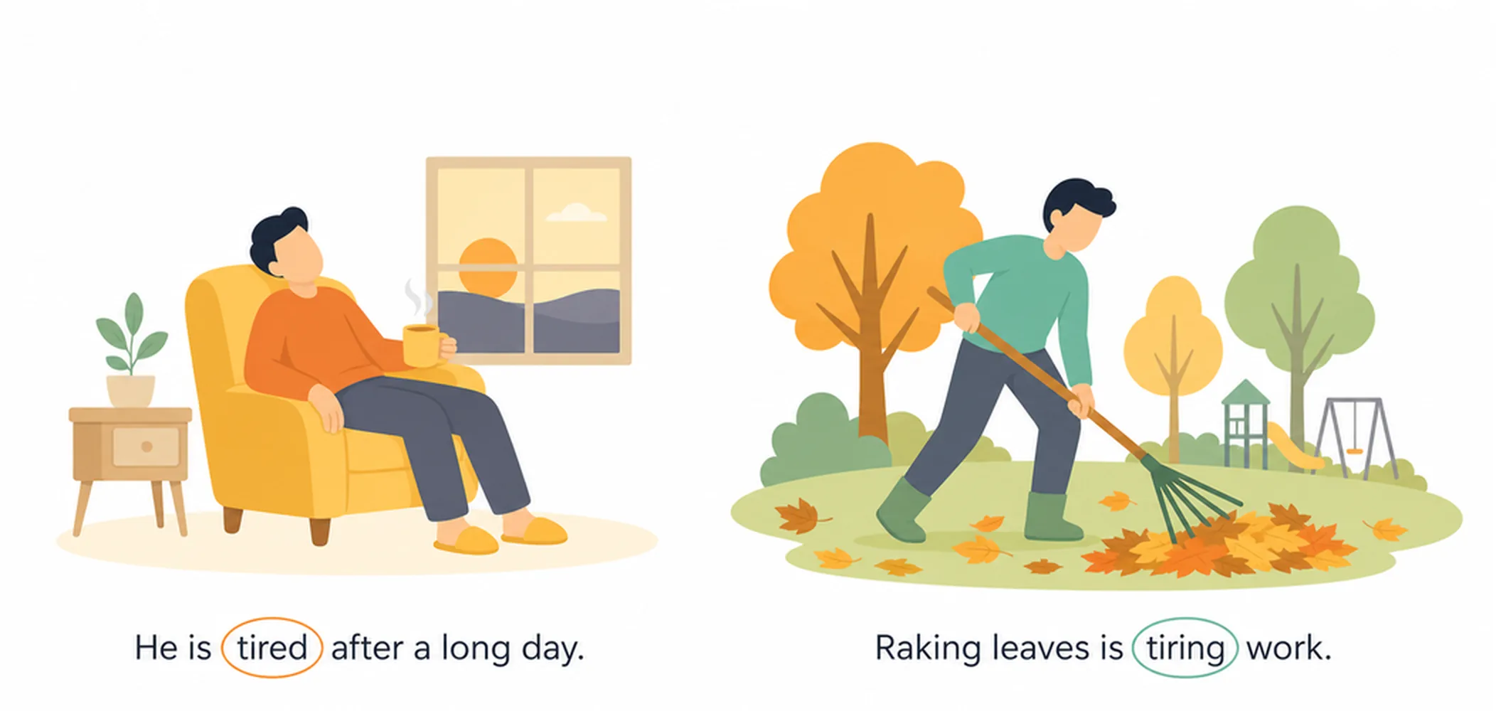 Tired vs tiring — comparison