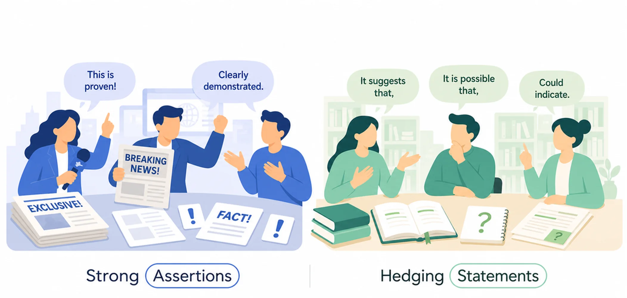 Hedging in academic writing