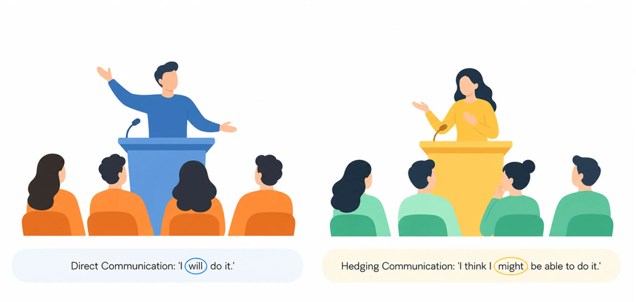 Hedging in spoken English