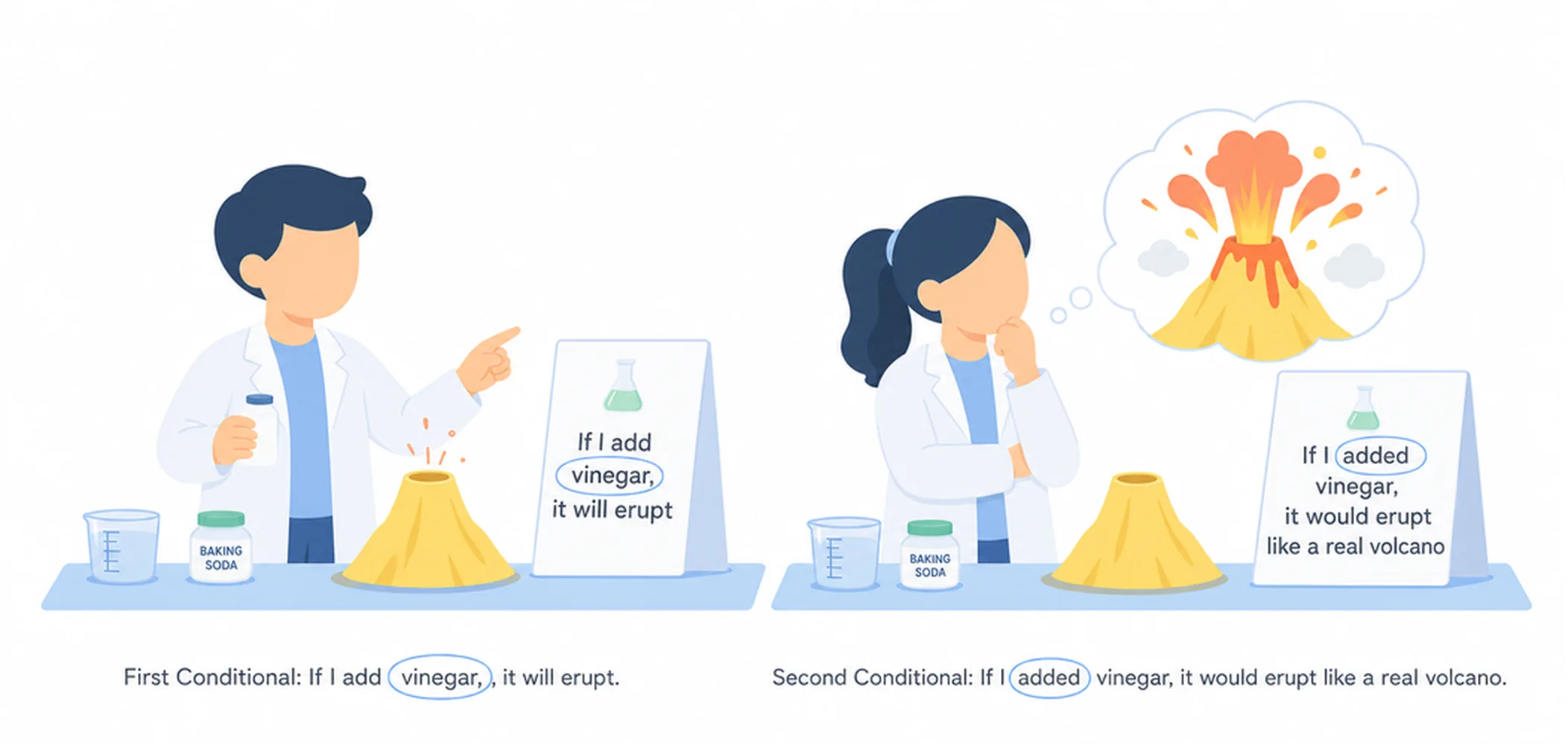 First conditional vs second conditional