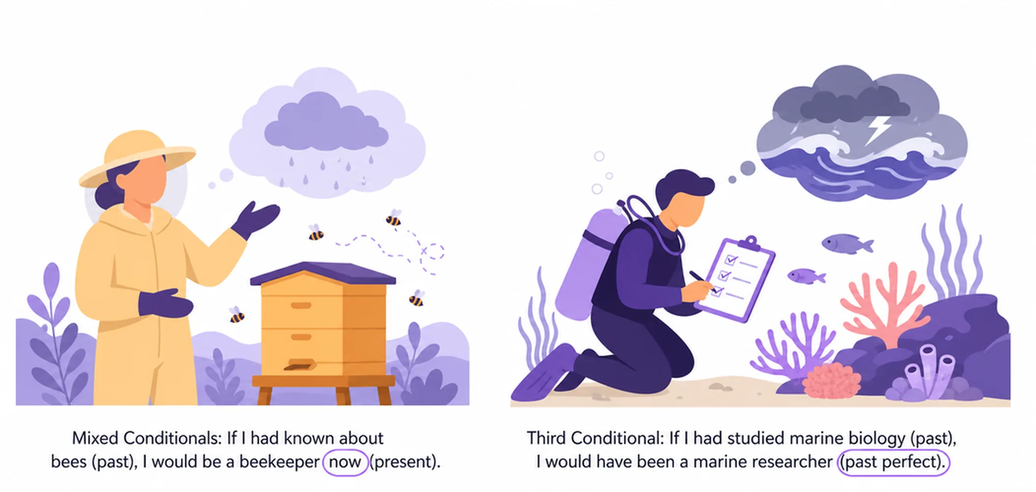 Mixed conditionals vs third conditional