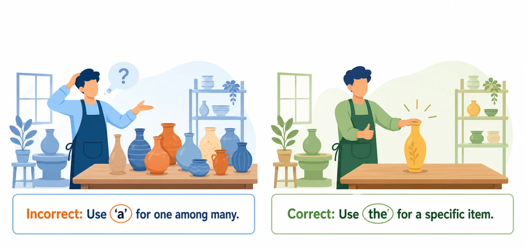 Articles — the most common mistakes