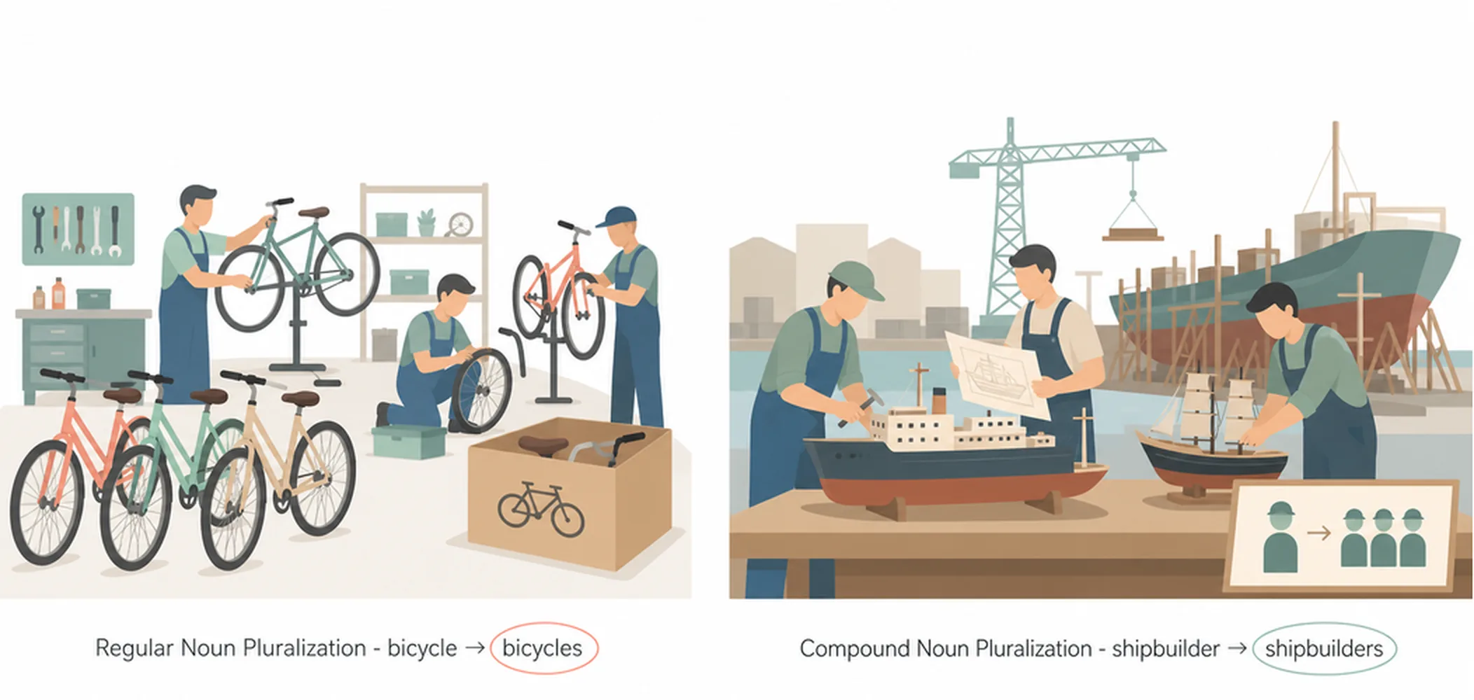 Compound noun plurals