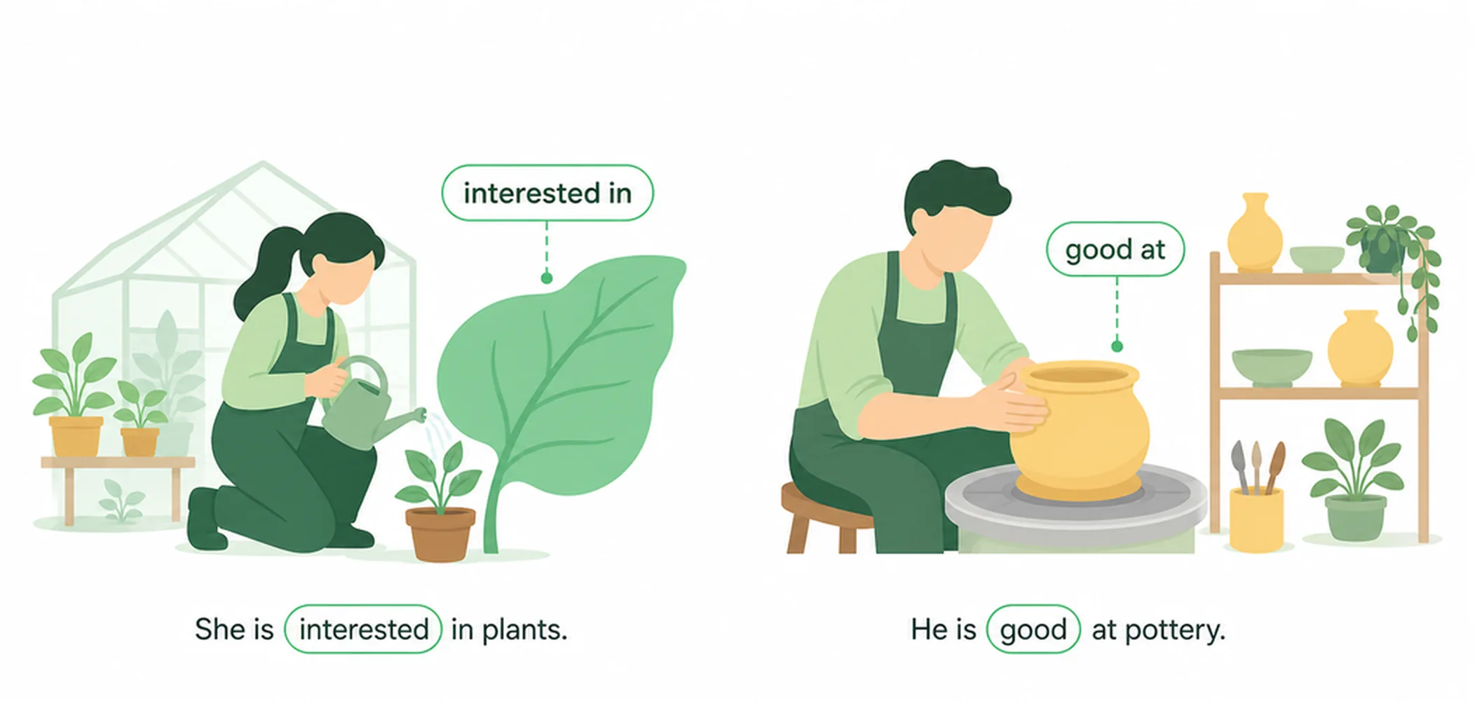 What are dependent prepositions?
