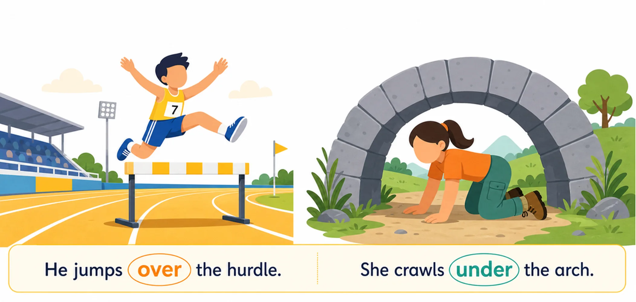 Over vs under — movement