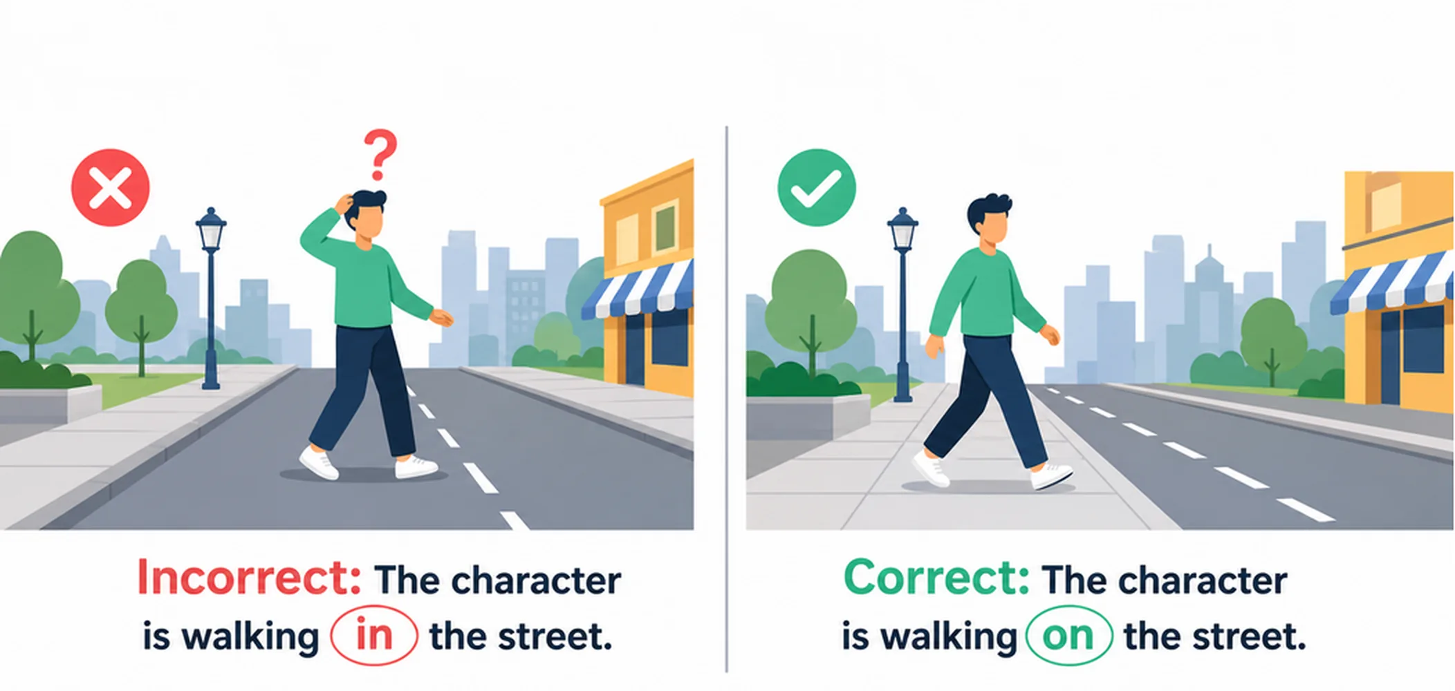 Prepositions of movement — common mistakes