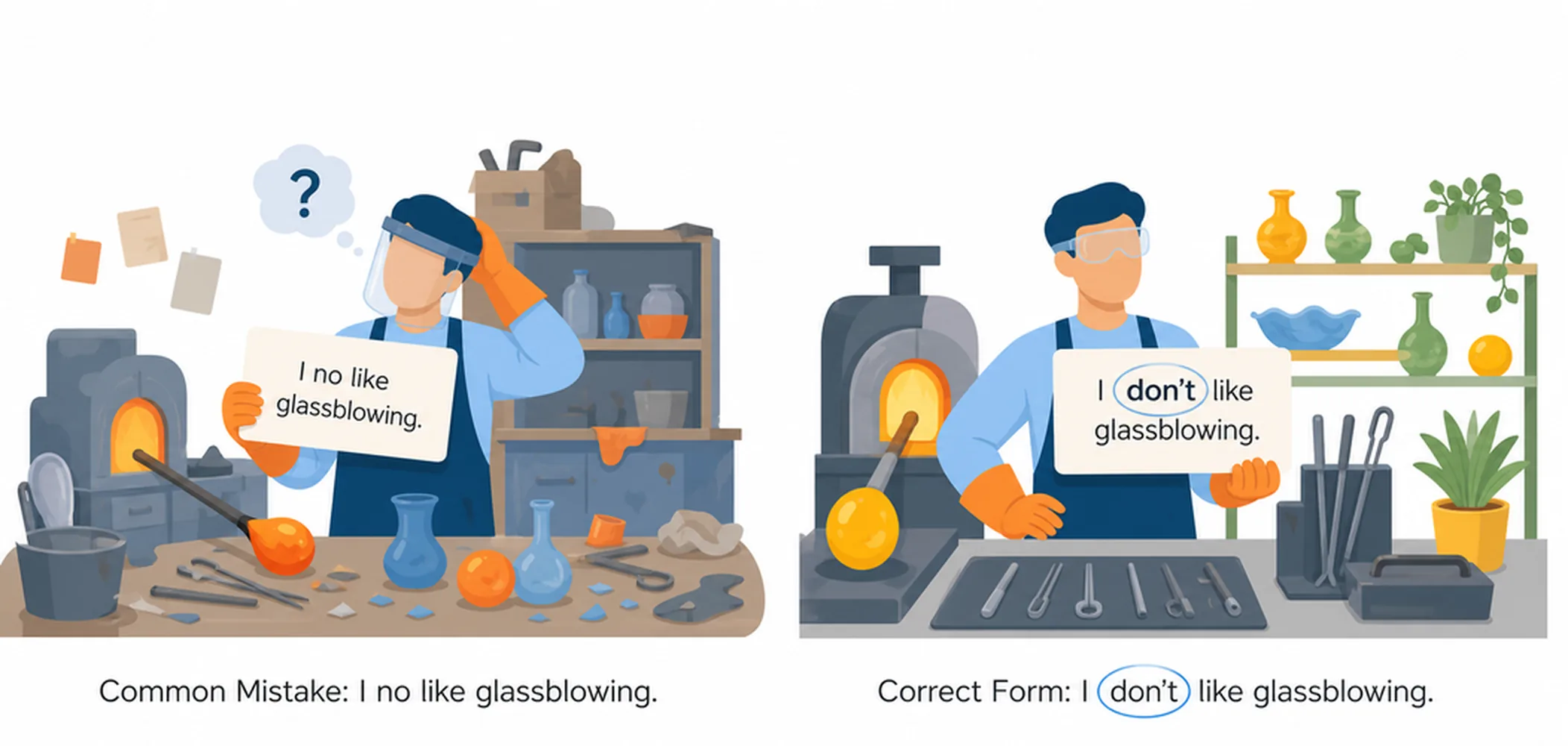 Negatives — common mistakes