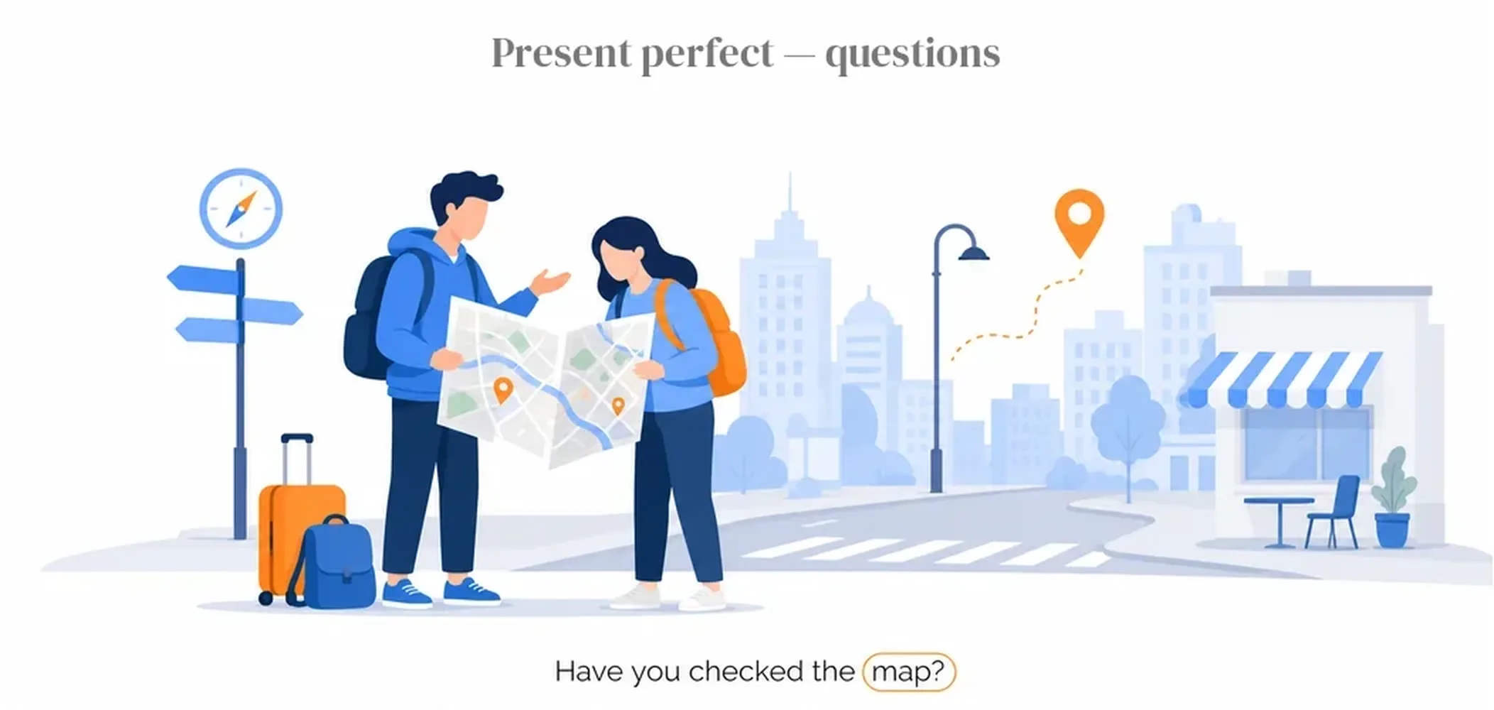 Present perfect — questions