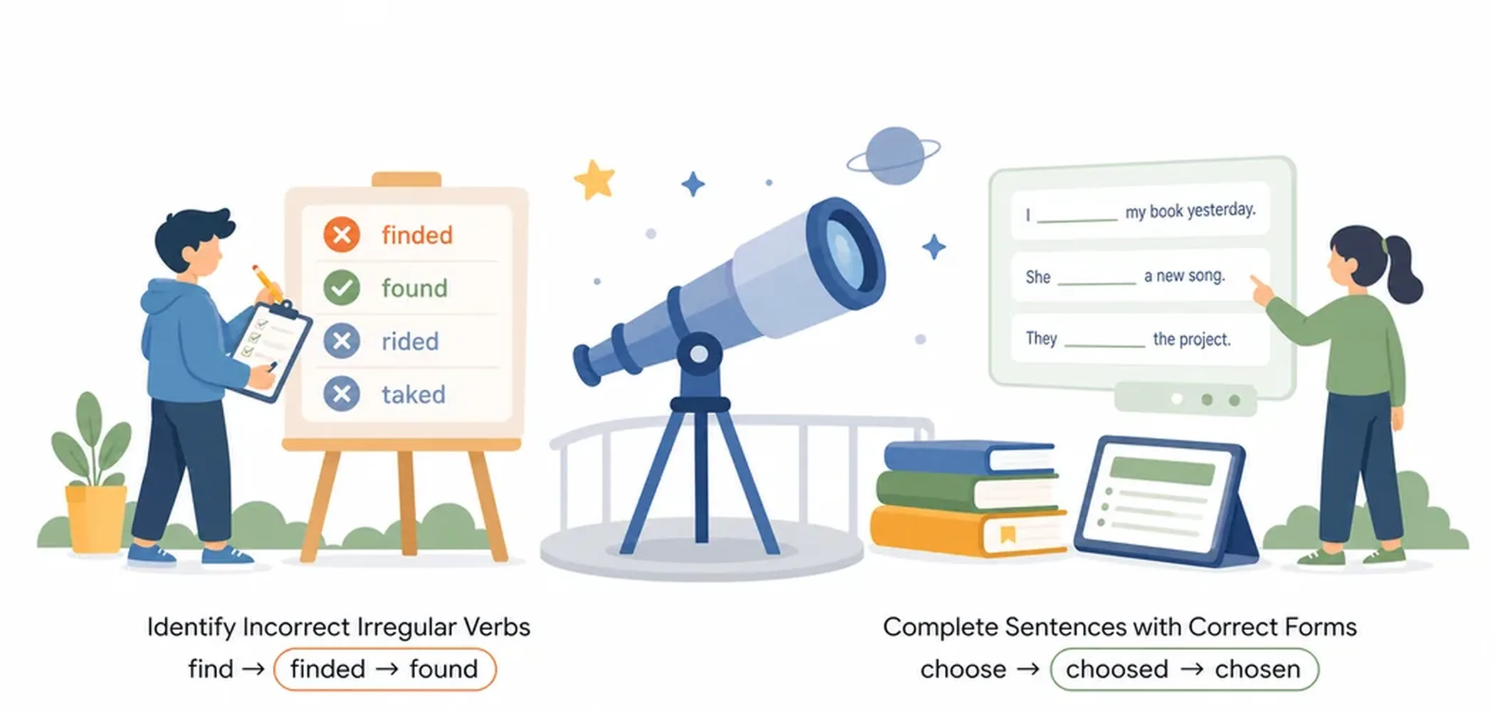 Irregular verbs quiz and practice guide