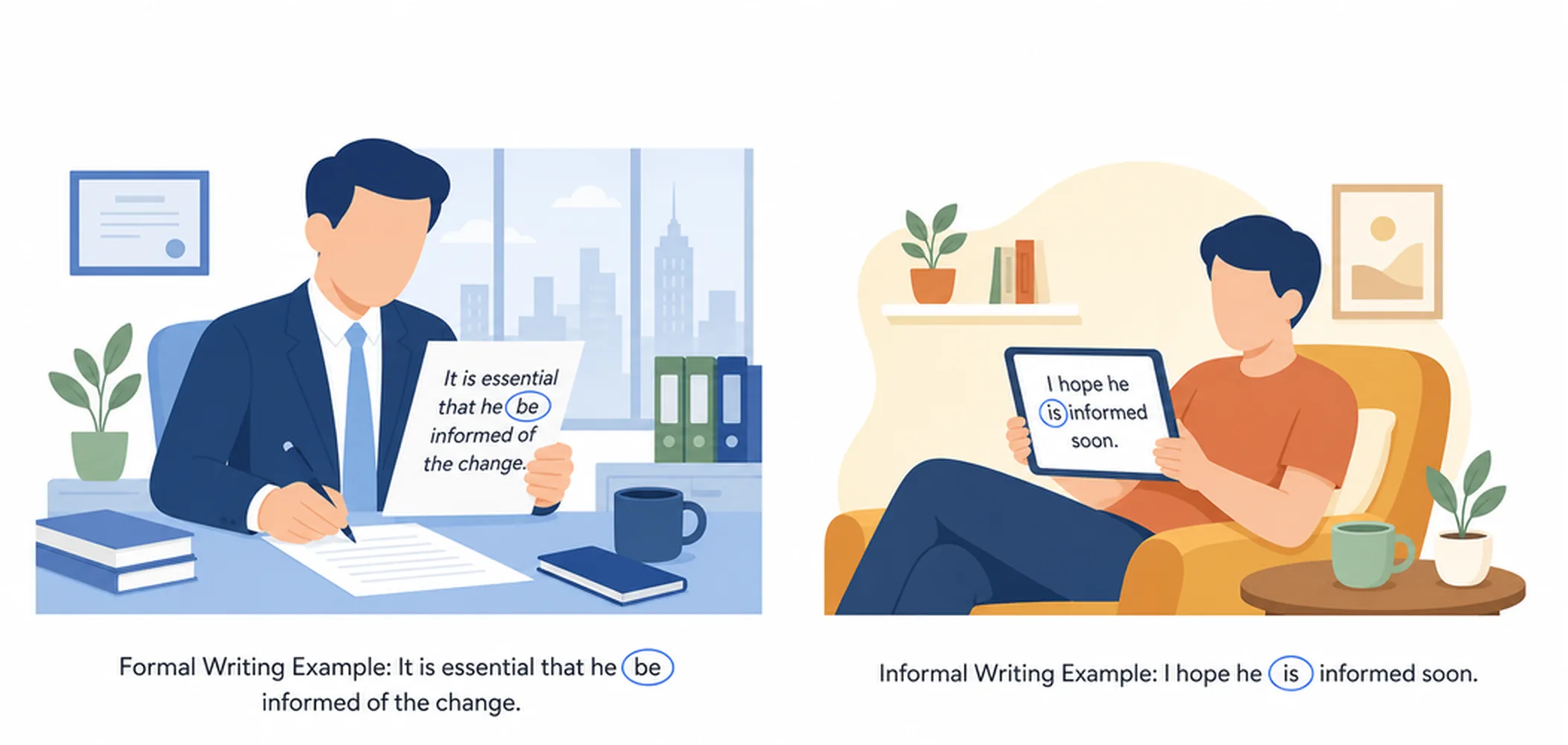 Subjunctive in formal writing