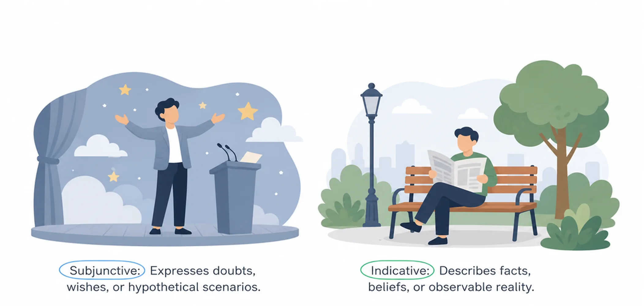 Subjunctive vs indicative