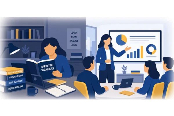 She has a lot of experience in the marketing industry.
