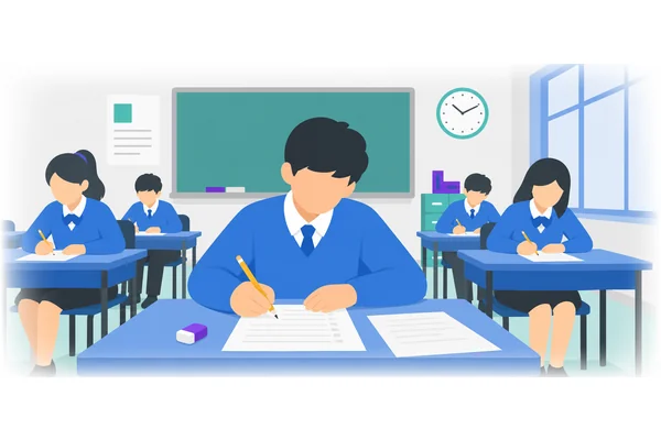 He answered the question incorrectly during the exam.