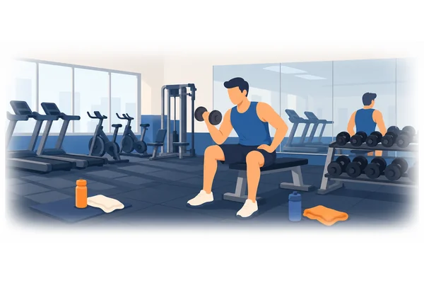 I go to the gym every week.