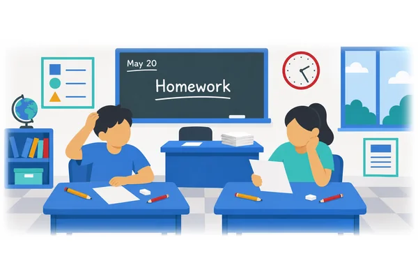 Neither student submitted their homework on time.