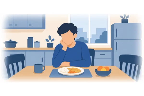 Don't eat anything until after the doctor's appointment.