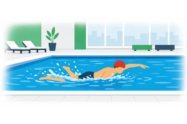 I can swim very well.