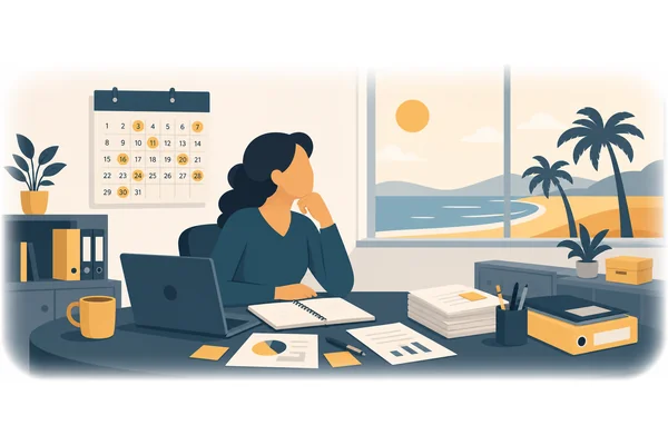 What she really needed was a holiday.