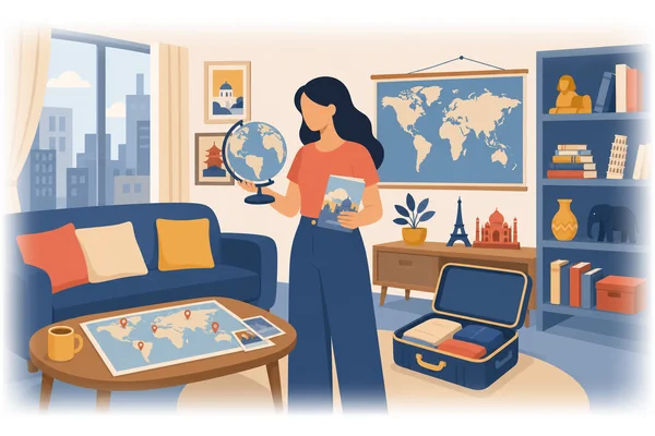 What she wants is to travel around the world.