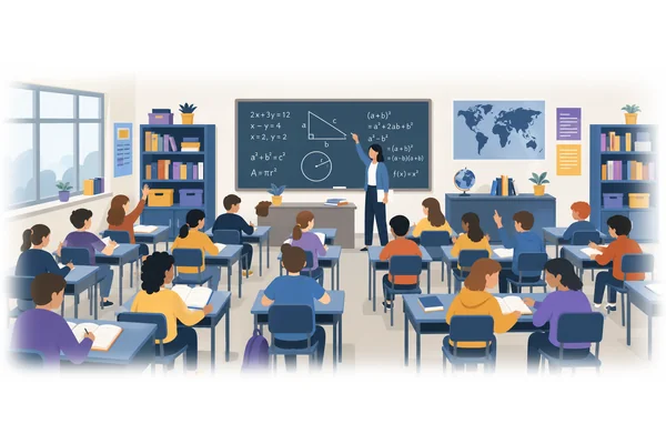 Our class has twenty-five students.