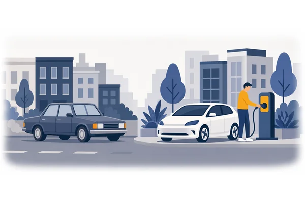 Electric cars are becoming more environmentally friendly than petrol engines.