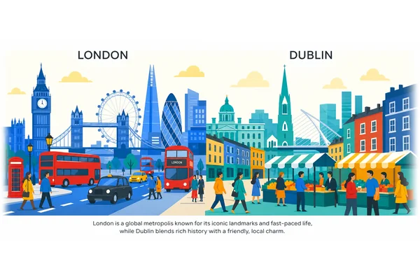 London is bigger than Bristol, but Dublin is the most expensive city in Ireland.