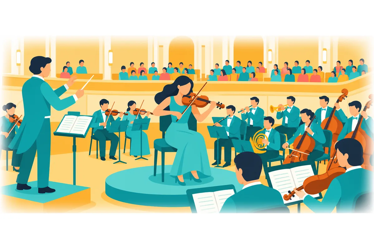 She's the most talented musician in the orchestra.
