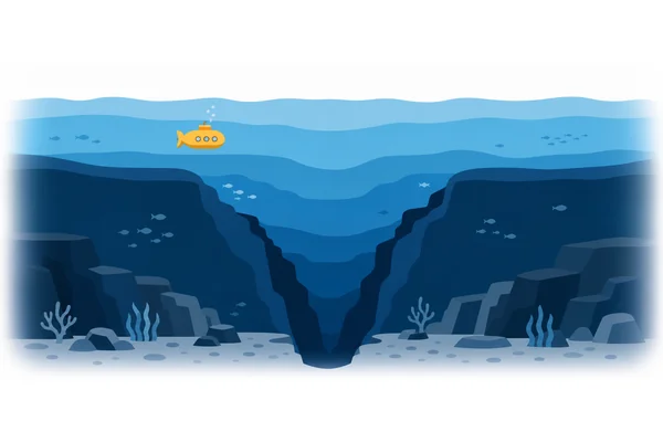 The Mariana Trench is the deepest ocean trench on Earth.