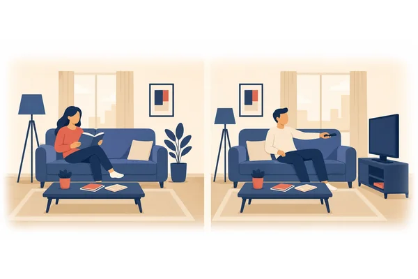 My apartment is as comfortable as yours.