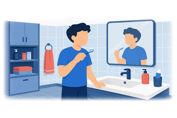 I brush my teeth with a TOOTHbrush.