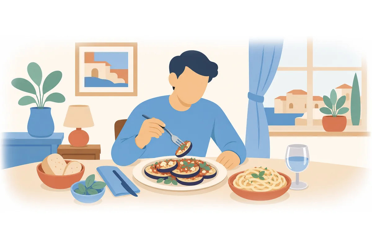 I love eating eggplant in Italian dishes.