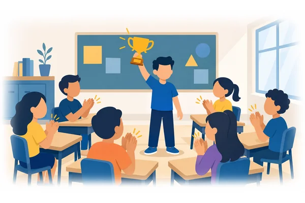 The student who won the competition is my friend.