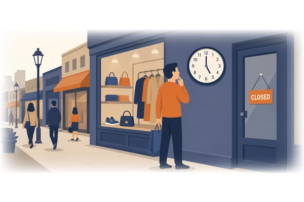 What time does the shop close?