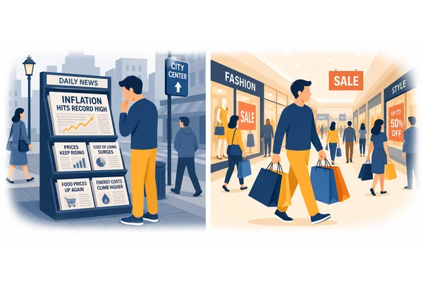 Even though inflation has risen, consumer spending continues to grow.