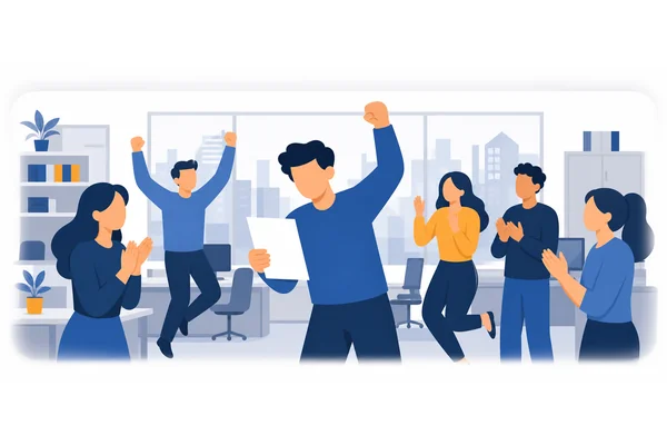That job offer was exciting news for everyone in the team.