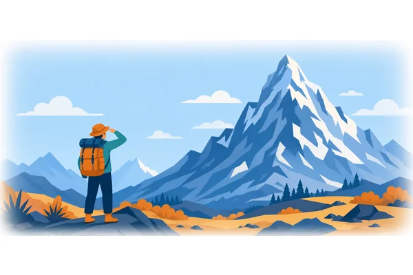 That is a high mountain.