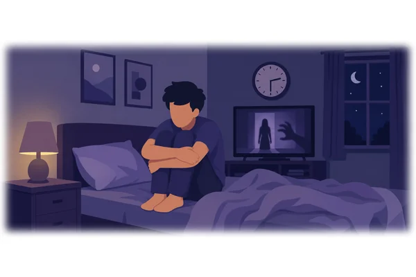 That's a frightening movie—I couldn't sleep afterwards.