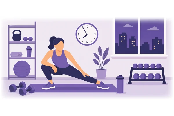 Don't call me at 8 PM because I will be exercising.