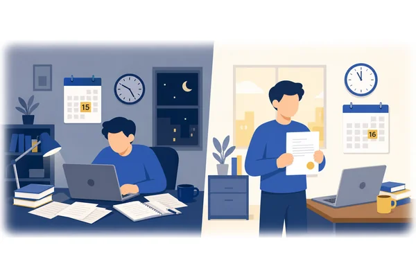 How long will you have been working on this assignment by the submission deadline?
