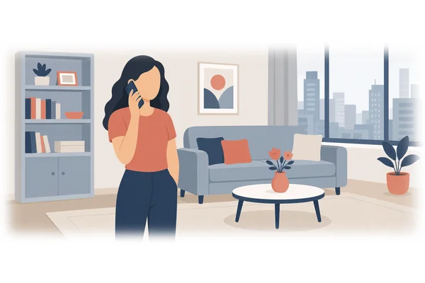She'll call you later—don't worry.