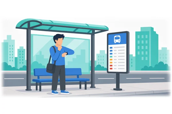 What time will the bus arrive?
