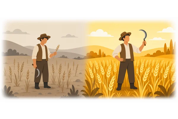 The data suggest that climate variability may have influenced agricultural productivity in the nineteenth century.