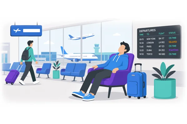 Won't you be tired after such a long journey?