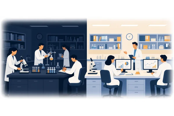 The researchers will have been conducting experiments in that laboratory for over a year.