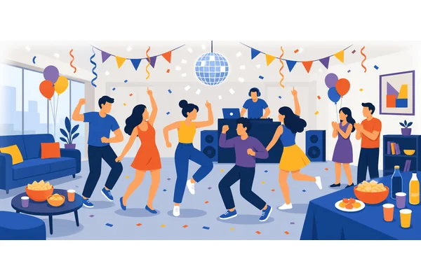 Were they dancing at the party last weekend?