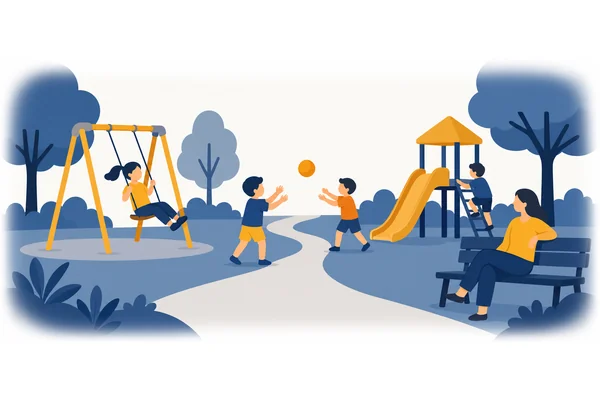 Are the children playing outside?