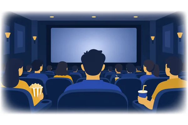 I sat in front of you at the cinema.